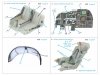 Quinta Studio QD72097 A-6E TRAM Intruder 3D-Printed & coloured Interior on decal paper (Fujimi) 1/72